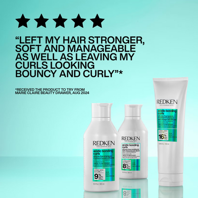 Redken Acidic Bonding Curls Shampoo for Damaged Curly & Coily Hair, Curl Defining, Bond Repair 300ml