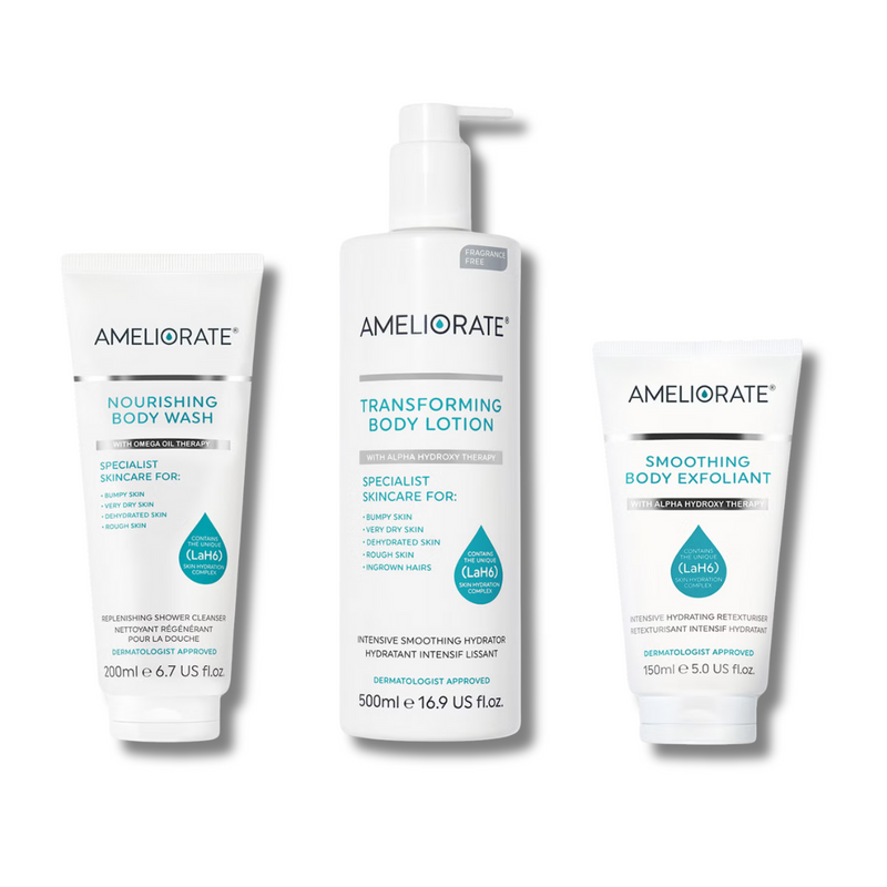 AMELIORATE Smooth Skin Supersize Bundle (Fragrance Free) (Worth £67.00)
