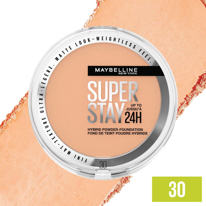 Maybelline SuperStay 24H Hybrid Powder Foundation (Various Shades)