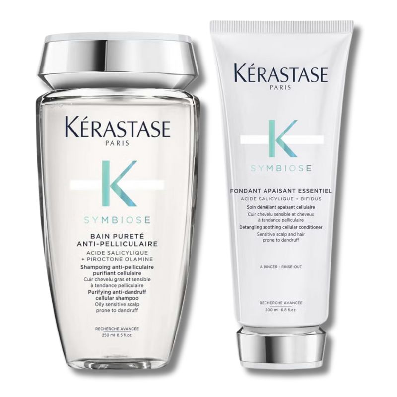 Kérastase Symbiose Anti-Dandruff Cleanse and Condition Duo for Oily Scalps