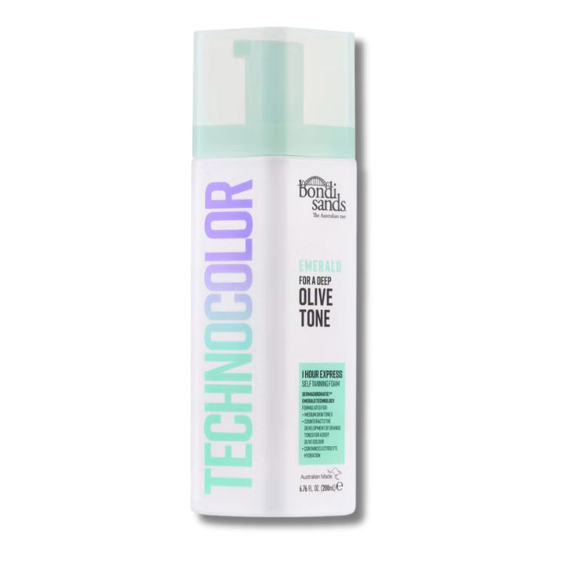 Bondi Sands Technocolor 1 Hour Express Self Tanning Foam - Emerald 200ml