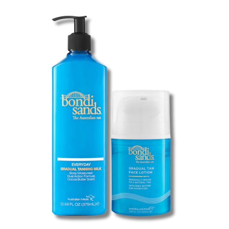 Bondi Sands Gradual Tanning Milk and Gradual Tanning Face Lotion Duo