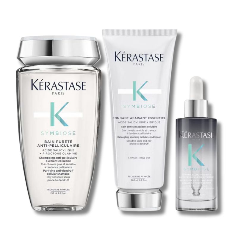 Kérastase Symbiose 3 Step Anti-Dandruff System for Oily Scalps