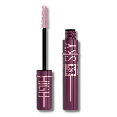 Maybelline Lash Sensational Sky High Mascara Bundle - Black and Burgundy Haze