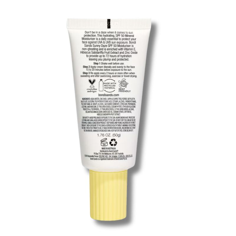 Bondi Sands Sunny Daze SPF 50 Moisturiser 50g