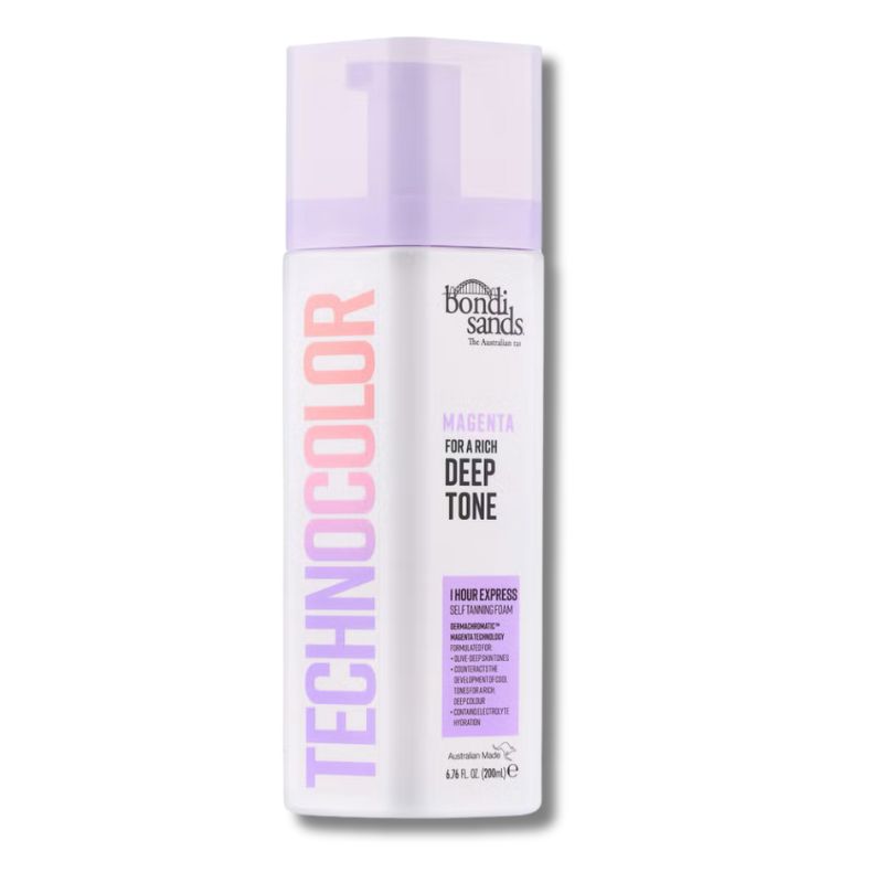 Bondi Sands Technocolor 1 Hour Express Self Tanning Foam - Magenta 200ml