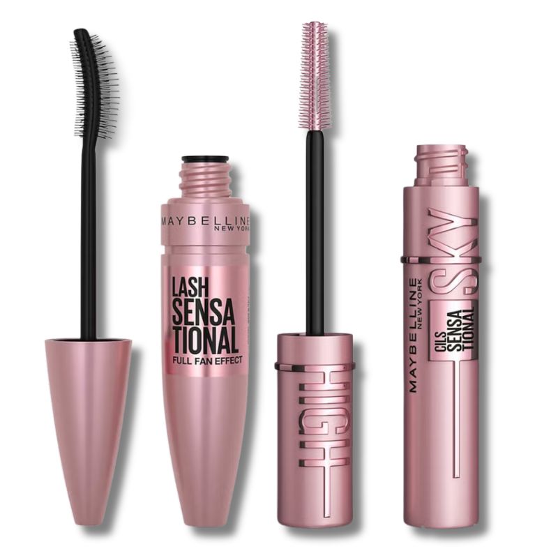 Maybelline Lash Sensational Mascara and Sky High Mascara Bundle