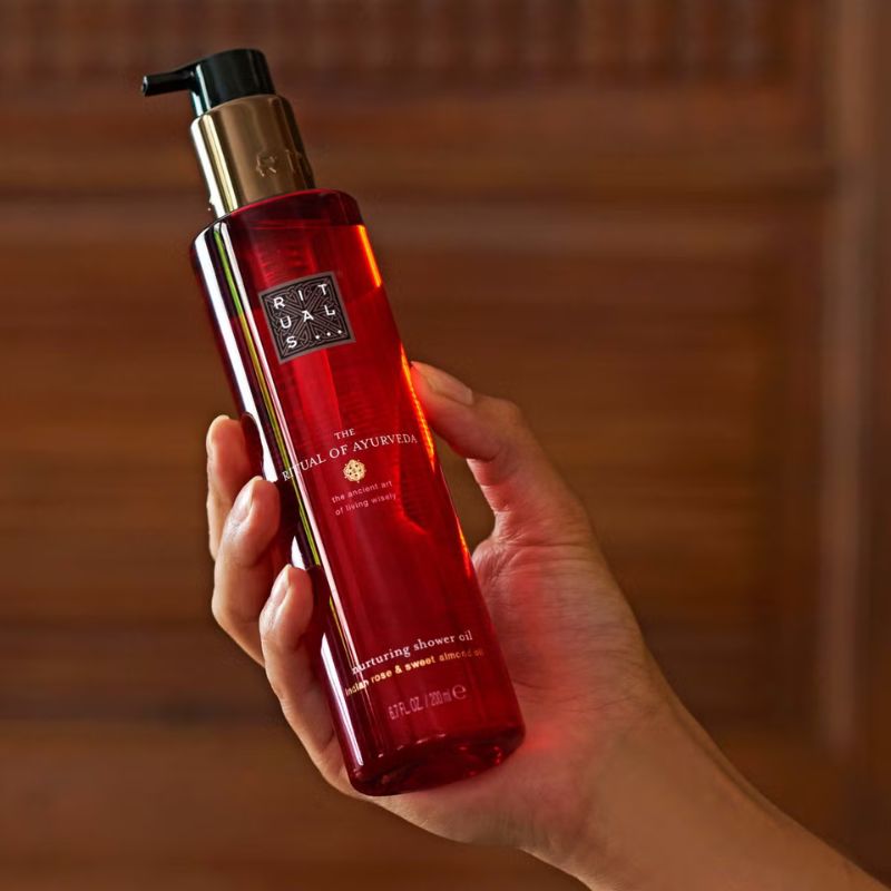 Rituals The Ritual of Ayurveda Sweet Almond & Indian Rose Shower Oil 200ml