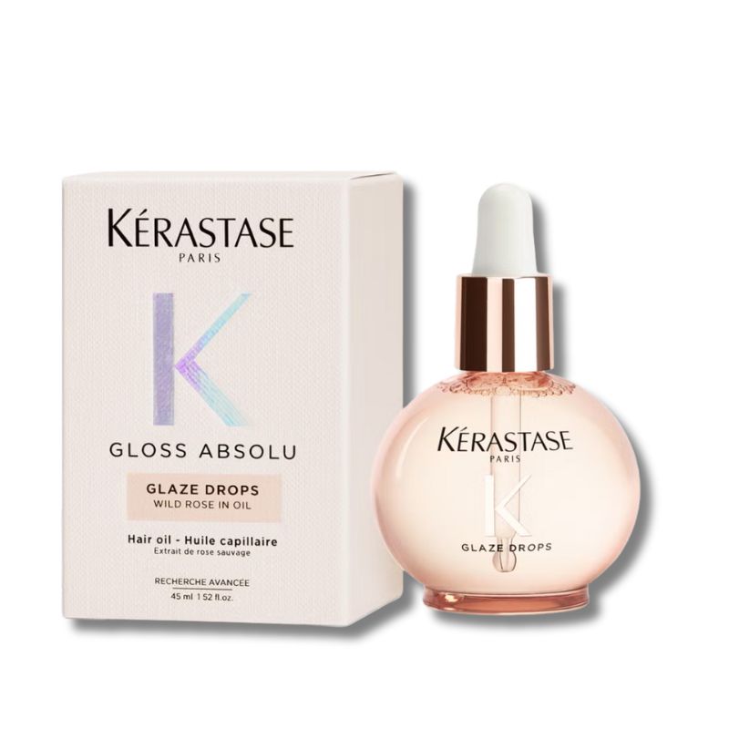 Kérastase Gloss Absolu Glaze Drops Hair Oil with Wild Rose 45ml