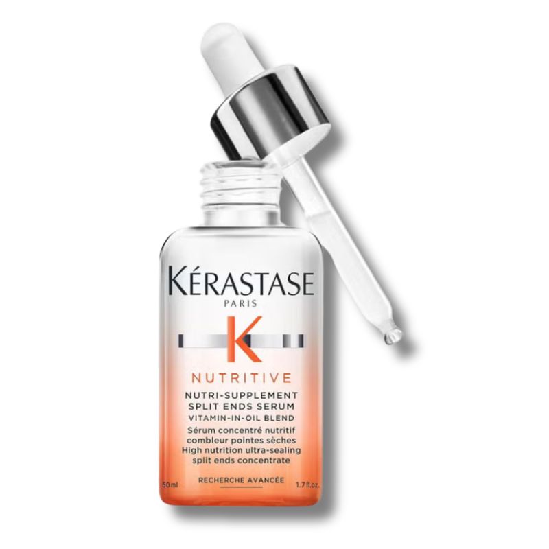 Kérastase Nutritive Nutri-Supplement Split Ends Serum For Dry Hair and Split Ends 50ml with Travel Size (Worth £66.28)