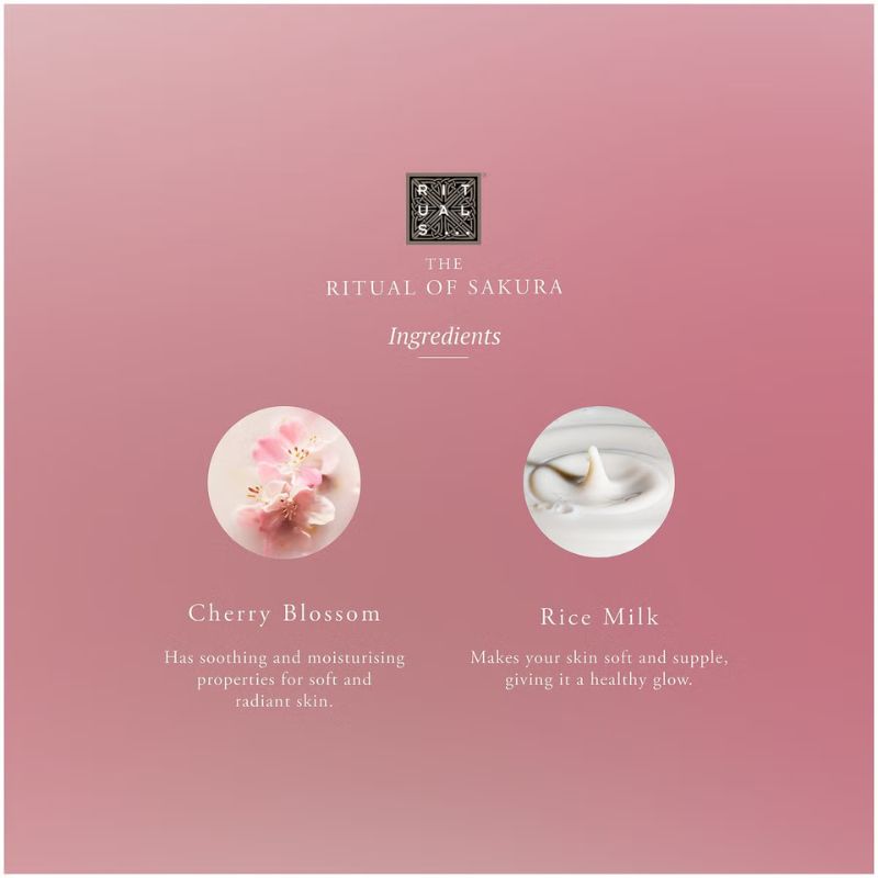 Rituals The Ritual of Sakura Rice Milk & Cherry Blossom Whipped Body Cream 220ml