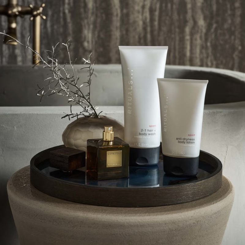 RITUALS Sport Collection Refreshing Charcoal & Mint Complex Moisturising Body Lotion 100ml