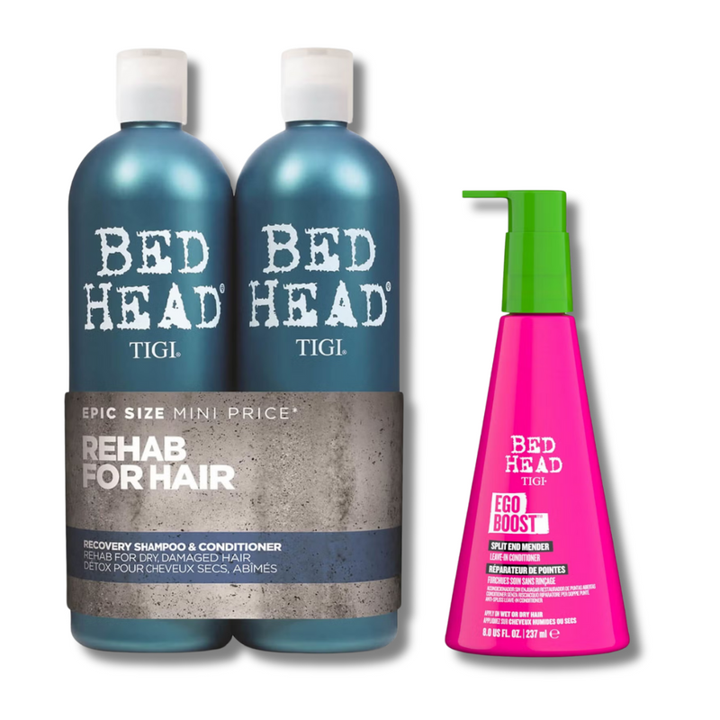 TIGI Bed Head Moisture Shampoo, Conditioner and Leave in Conditioner Set