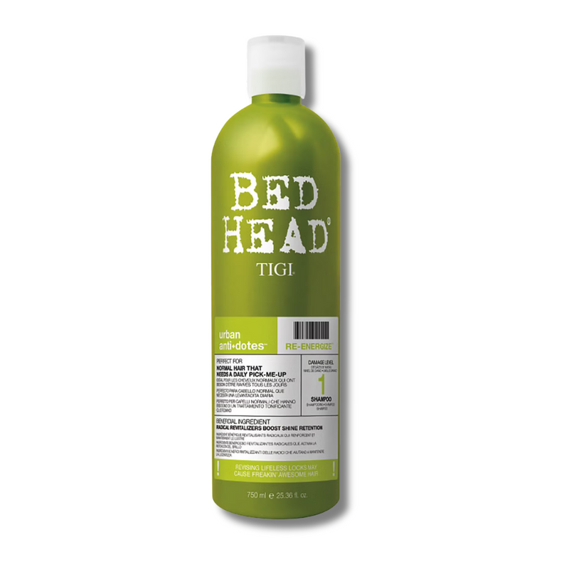 TIGI Bed Head Urban Antidotes Re-energize Daily Shampoo for Normal Hair 750ml