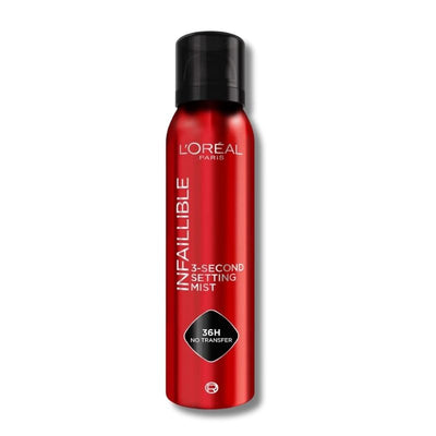 L'Oréal Paris Infallible 3-Second Makeup Setting Spray (Various Sizes)