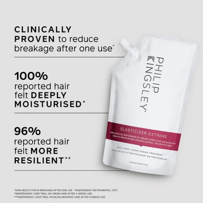 Philip Kingsley Elasticizer Extreme Rich Deep-Conditioning Treatment Eco Refill Pouch 1000ml
