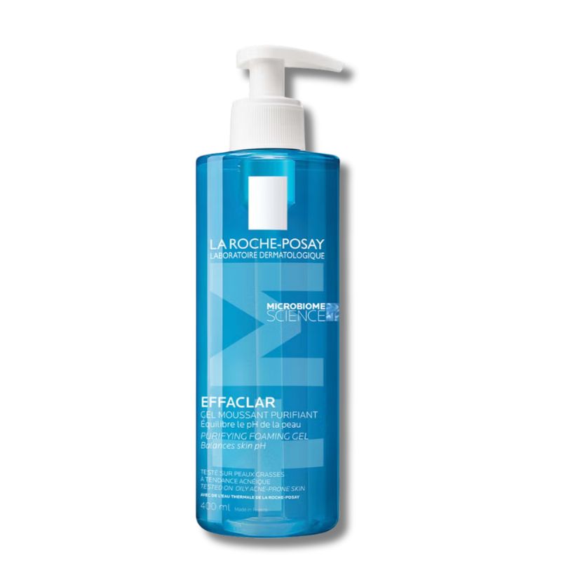 La Roche-Posay Effaclar Purifying Foaming Gel Cleanser for Oily, Blemish-Prone Skin 400ml