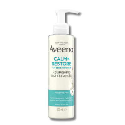 Aveeno Face Calm and Restore Morning Nourish Routine