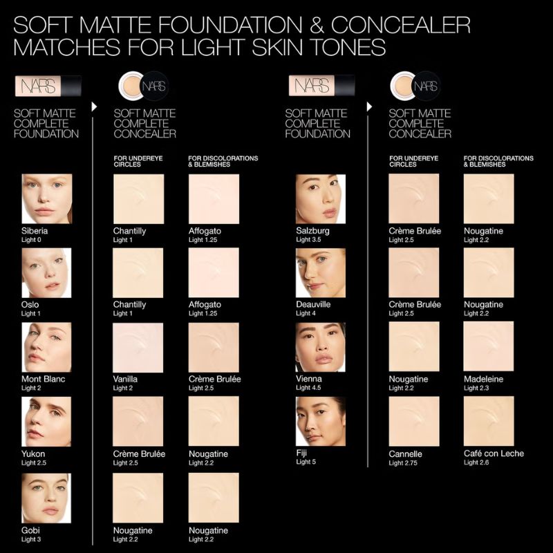 NARS Soft Matte Complete Foundation 45ml (Various Shades)