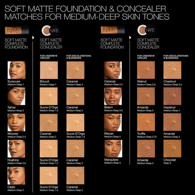 NARS Soft Matte Complete Foundation 45ml (Various Shades)