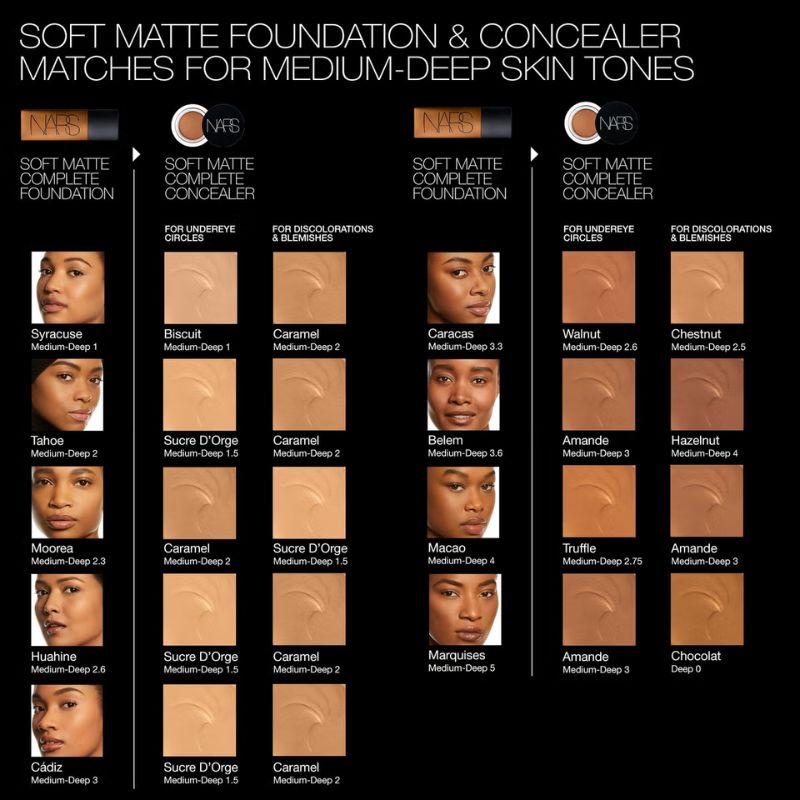 NARS Soft Matte Complete Foundation 45ml (Various Shades)