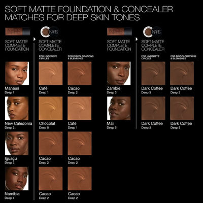 NARS Soft Matte Complete Foundation 45ml (Various Shades)