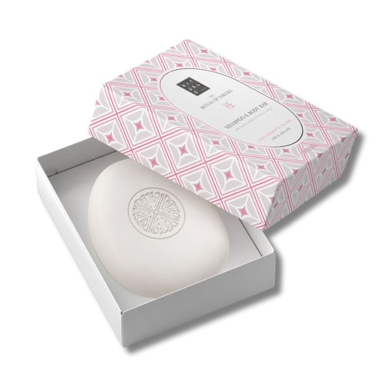 RITUALS The Ritual of Sakura Cherry Blossom & Rice Milk Shampoo & Body Bar 100g