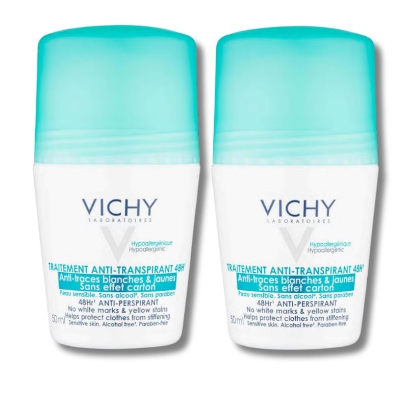 VICHY No Marks Roll-on Deodorant Duo 50ml