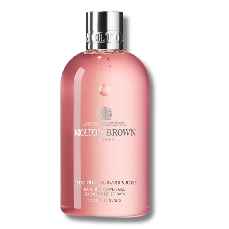 Molton Brown Delicious Rhubarb and Rose Bath and Shower Gel 300ml