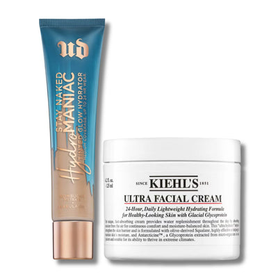 Urban Decay Hydromaniac Tinted Glow x Kiehl's Ultra Facial Cream 125ml Bundle (Various Shades)