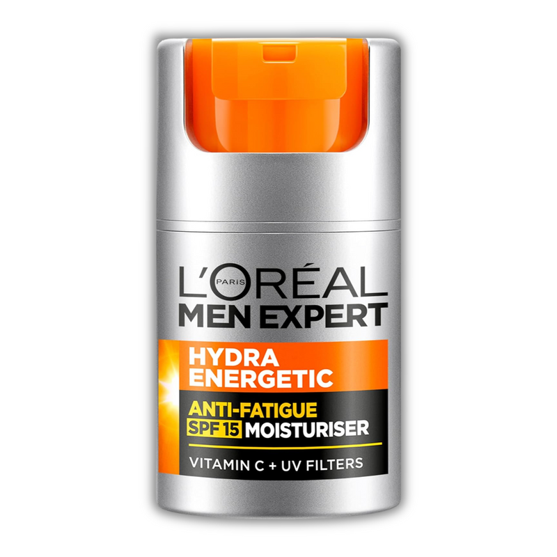 L’Oréal Paris men expert SPF 15 Hydra Energetic Anti Fatigue Moisturiser, White, 50 ml