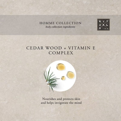 RITUALS Homme Collection Cedar Wood + Vitamin E Complex Foaming Body Wash 50ml