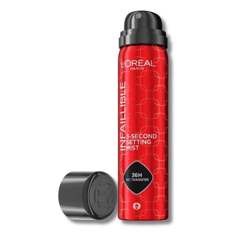 L'Oréal Paris Infallible 3-Second Makeup Setting Spray (Various Sizes)