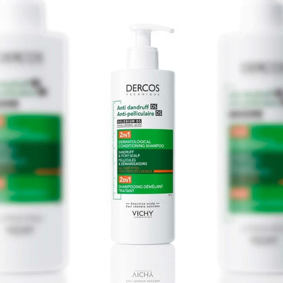 Vichy Dercos Anti-Dandruff 2in1 Dermatological Conditioning Shampoo 390ml