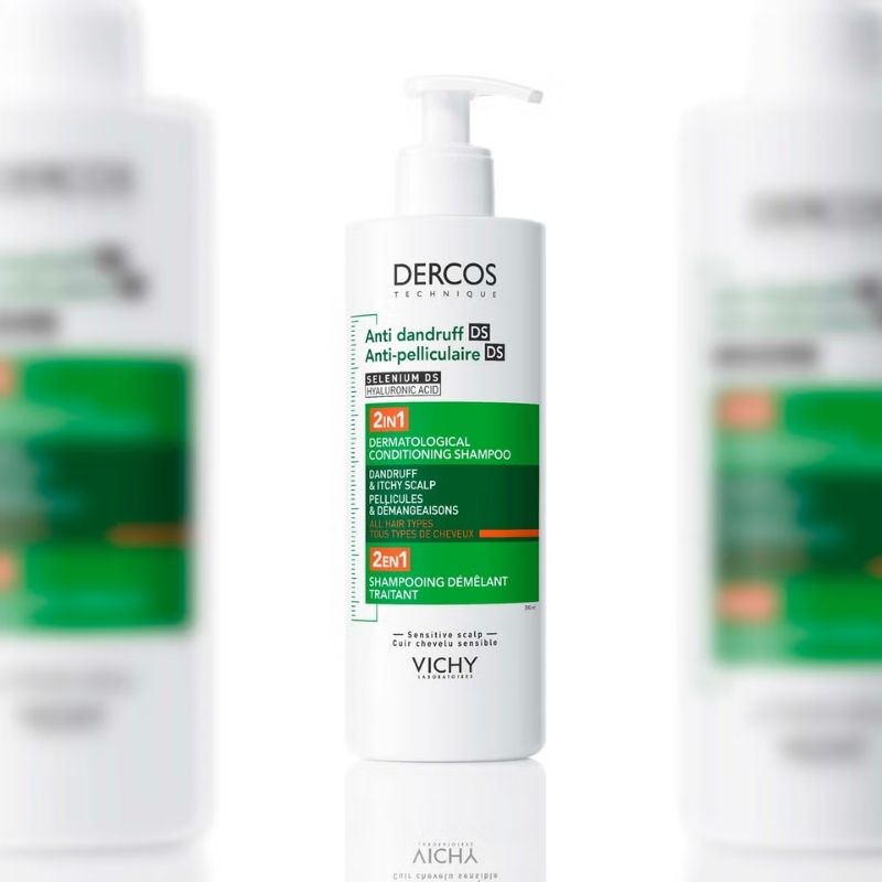 Vichy Dercos Anti-Dandruff 2in1 Dermatological Conditioning Shampoo 390ml