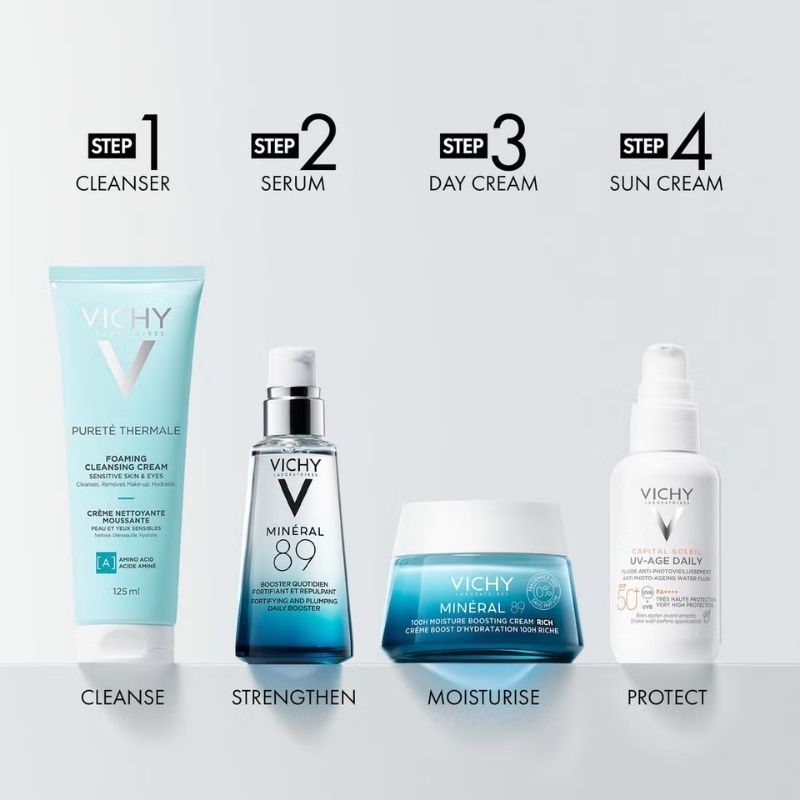 Vichy Mineral 89 100H Rich Cream Fragrance-Free 50ml
