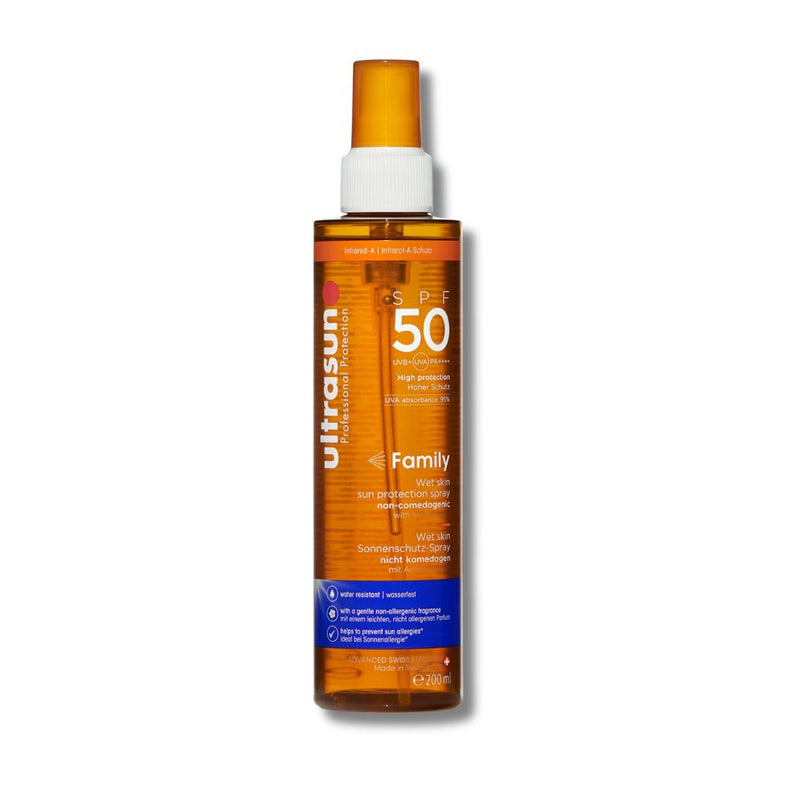 Ultrasun Family Wet Skin Spray SPF50 200ml