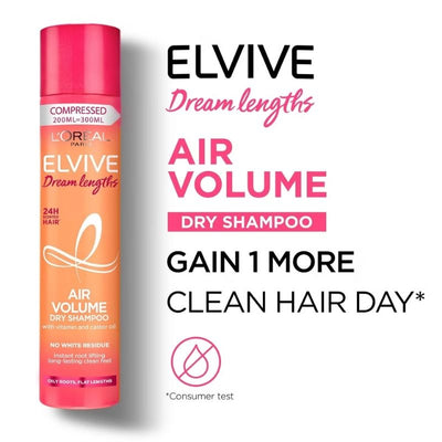 L'Oréal Paris Elvive Dream Lengths Air Volume Cleansing Dry Shampoo 150ml