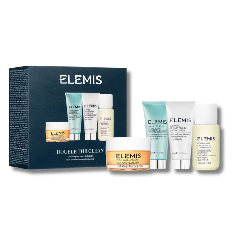 ELEMIS Double The Clean Skincare Set (23% Saving, Worth £49.00)
