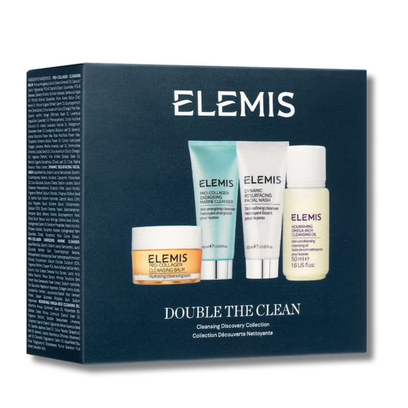 ELEMIS Double The Clean Skincare Set (23% Saving, Worth £49.00)
