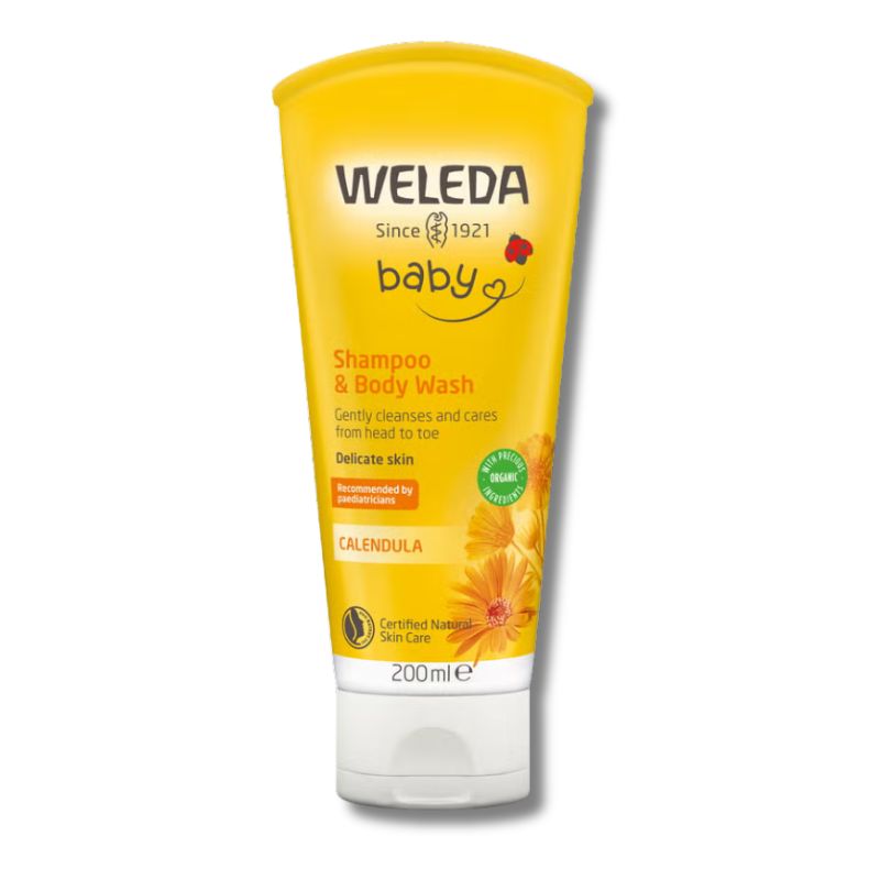 Weleda Baby Shampoo & Body Wash 200ml Twin Pack