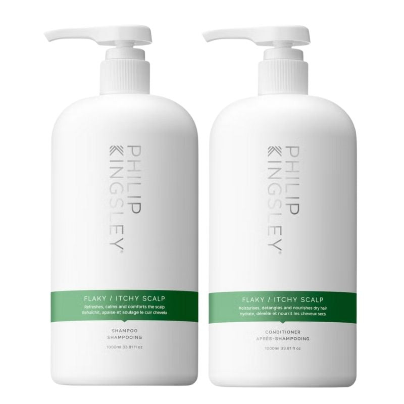 Philip Kingsley Flaky Itchy Shampoo and Conditioner 1000ml Duo