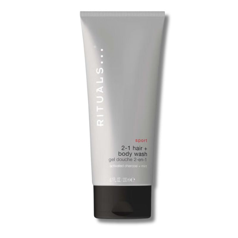 RITUALS Sport Collection Refreshing Charcoal & Mint Complex Shampoo & Body Wash 200ml
