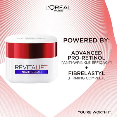 L'Oréal Paris Dermo Expertise Revitalift Anti-Wrinkle + Firming Night Cream (50ml)