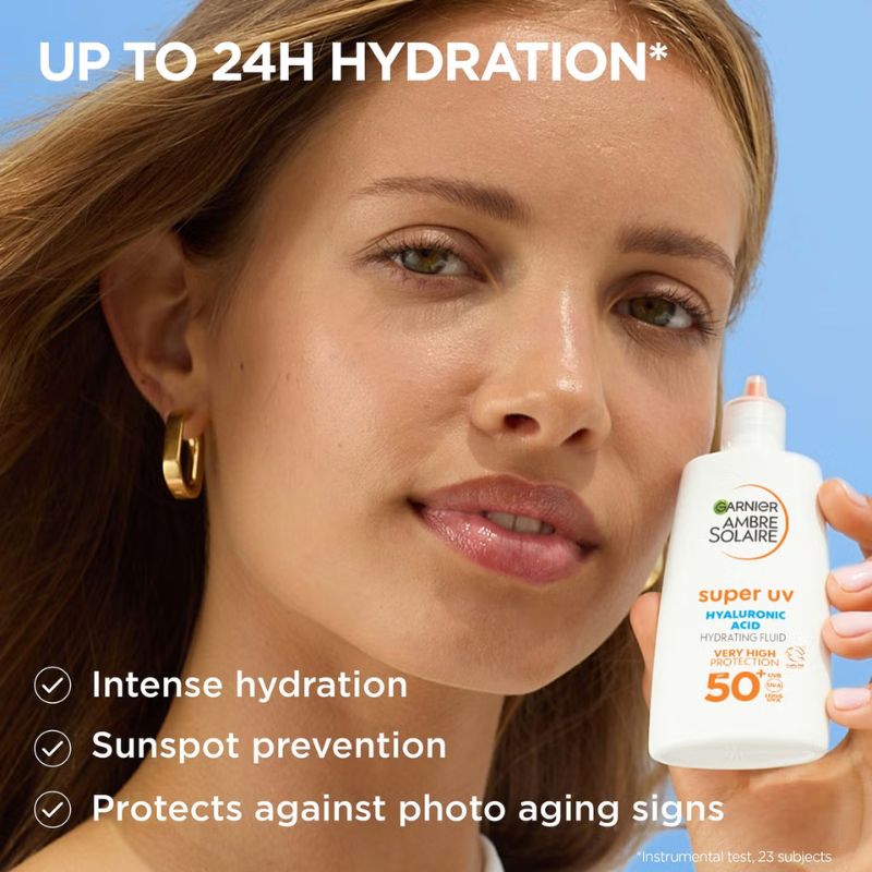 Garnier Ambre Solaire Ultra-Light Sensitive Sun Protection Face Fluid SPF50+ 40ml