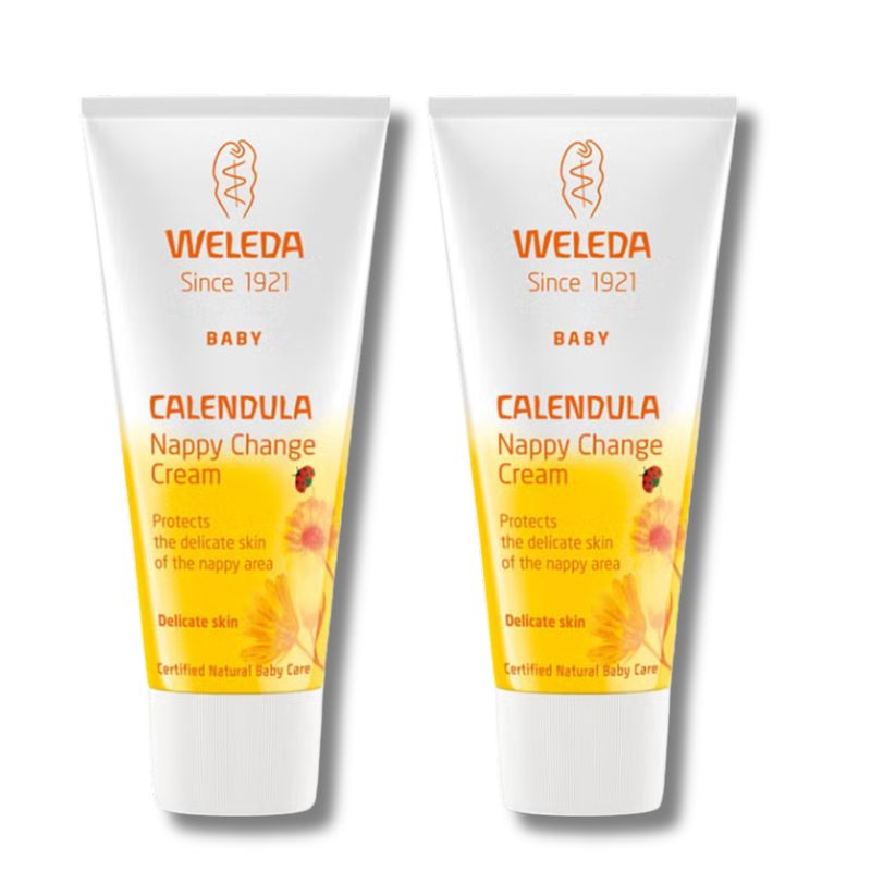 Weleda Nappy Cream with Calendula 75ml Twin Pack
