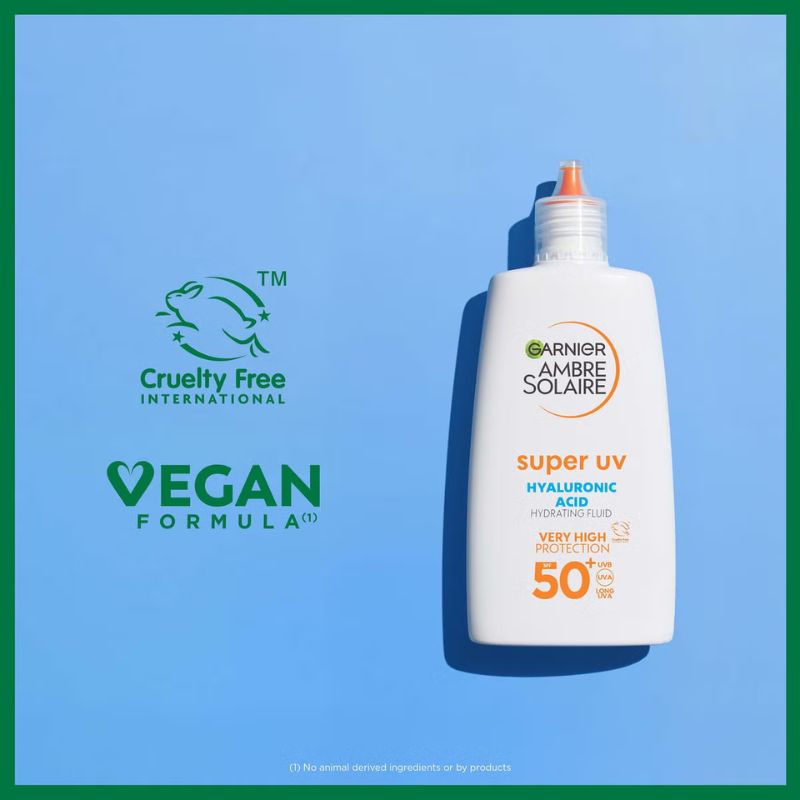 Garnier Ambre Solaire Ultra-Light Sensitive Sun Protection Face Fluid SPF50+ 40ml