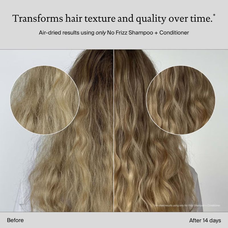 Living Proof No Frizz Shampoo and Conditioner Bundle for Frizz Control, Smoothness and Shine