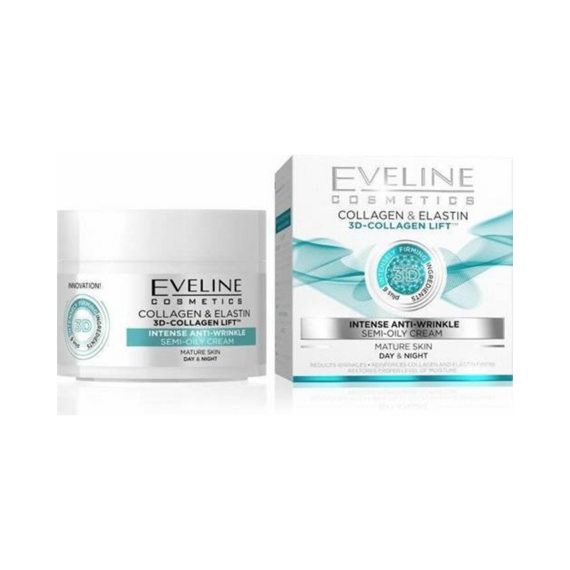 Eveline 3D-Collagen Lift Intense Anti-Wrinkle Day & Night Cream 50ml