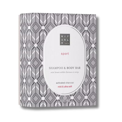 RITUALS Sport Collection Refreshing Activated Charcoal Shampoo & Body Bar 100g